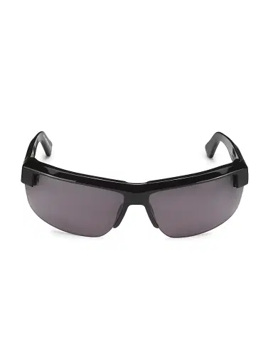 Off-White Men's Toledo 75MM Rectangular Sunglasses - Black Dark Grey | Thumbnail 2 Off-White Men's Toledo 75MM Rectangular Sunglasses - Black Dark Grey | Thumbnail 2