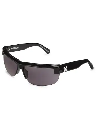 Off-White Men's Toledo 75MM Rectangular Sunglasses - Black Dark Grey | Thumbnail 1 Off-White Men's Toledo 75MM Rectangular Sunglasses - Black Dark Grey | Thumbnail 1