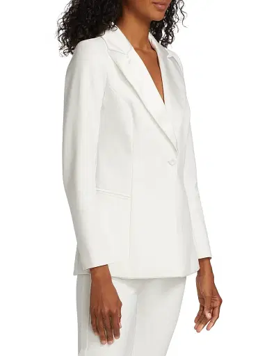 Chiara Boni La Petite Robe Women's Alex Single-Breasted Blazer | Thumbnail 4 Chiara Boni La Petite Robe Women's Alex Single-Breasted Blazer | Thumbnail 4