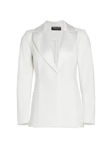 Chiara Boni La Petite Robe Women's Alex Single-Breasted Blazer | Thumbnail 1 Chiara Boni La Petite Robe Women's Alex Single-Breasted Blazer | Thumbnail 1