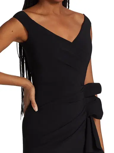 Chiara Boni La Petite Robe Women's Silveria Ruffle Peplum Maxi Gown | Thumbnail 6 Chiara Boni La Petite Robe Women's Silveria Ruffle Peplum Maxi Gown | Thumbnail 6