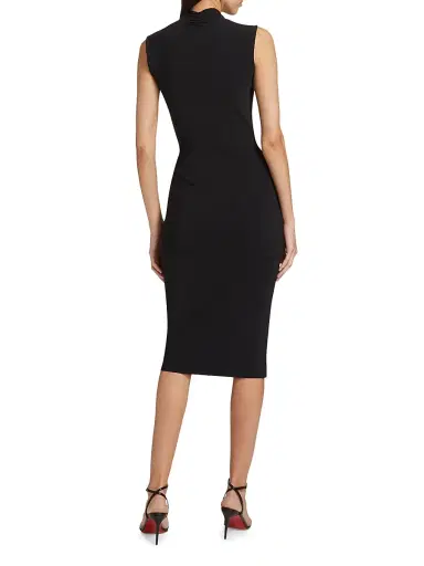 Chiara Boni La Petite Robe Women's Lalia V-Neck Cocktail Dress | Thumbnail 5 Chiara Boni La Petite Robe Women's Lalia V-Neck Cocktail Dress | Thumbnail 5