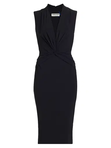 Chiara Boni La Petite Robe Women's Lalia V-Neck Cocktail Dress | Thumbnail 1 Chiara Boni La Petite Robe Women's Lalia V-Neck Cocktail Dress | Thumbnail 1