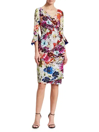 Chiara Boni La Petite Robe Women's Triana Floral Wrap Dress | Thumbnail 2 Chiara Boni La Petite Robe Women's Triana Floral Wrap Dress | Thumbnail 2