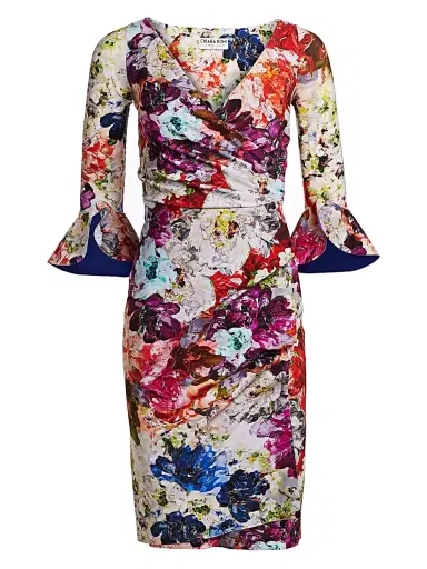 Chiara Boni La Petite Robe Women's Triana Floral Wrap Dress | Thumbnail 1 Chiara Boni La Petite Robe Women's Triana Floral Wrap Dress | Thumbnail 1