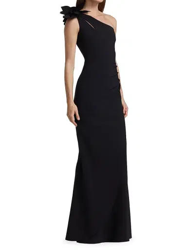Chiara Boni La Petite Robe Women's Gosia One-Shoulder Gown | Thumbnail 3 Chiara Boni La Petite Robe Women's Gosia One-Shoulder Gown | Thumbnail 3