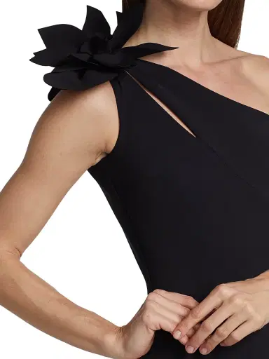 Chiara Boni La Petite Robe Women's Gosia One-Shoulder Gown | Thumbnail 6 Chiara Boni La Petite Robe Women's Gosia One-Shoulder Gown | Thumbnail 6