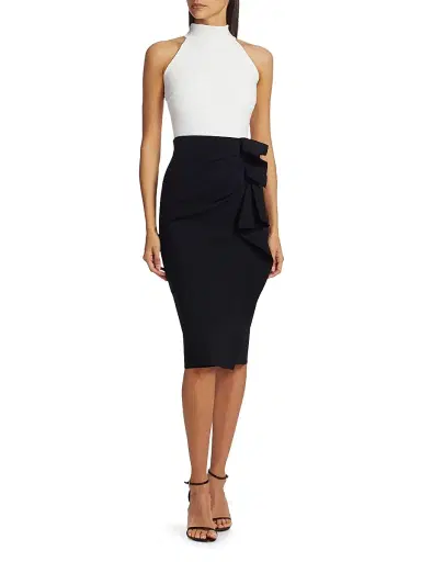 Chiara Boni La Petite Robe Women's Amenadiel Bic Halter Dress | Thumbnail 3 Chiara Boni La Petite Robe Women's Amenadiel Bic Halter Dress | Thumbnail 3