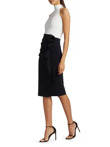 Chiara Boni La Petite Robe Women's Amenadiel Bic Halter Dress | Thumbnail 4 Chiara Boni La Petite Robe Women's Amenadiel Bic Halter Dress | Thumbnail 4