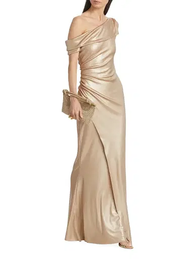 Chiara Boni La Petite Robe Women's Koppany Splendid Draped Gown | Thumbnail 2 Chiara Boni La Petite Robe Women's Koppany Splendid Draped Gown | Thumbnail 2