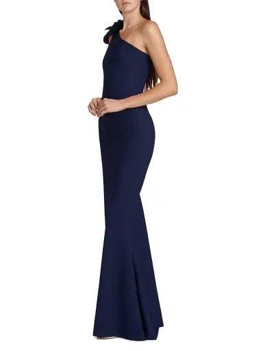 Chiara Boni La Petite Robe Women's Gosia One-Shoulder Gown | Thumbnail 4 Chiara Boni La Petite Robe Women's Gosia One-Shoulder Gown | Thumbnail 4