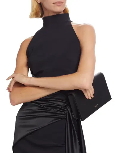 Chiara Boni La Petite Robe Women's Satin Sash Sheath Dress | Thumbnail 6 Chiara Boni La Petite Robe Women's Satin Sash Sheath Dress | Thumbnail 6