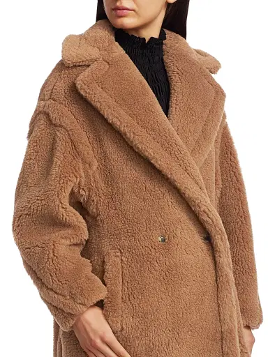 Max Mara Women's Teddy Bear Icon Coat - Camel | Thumbnail 6 Max Mara Women's Teddy Bear Icon Coat - Camel | Thumbnail 6