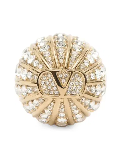 Valentino Garavani Women's Poetiques Des Gouttes Metal and Swarovski Crystal Earrings - Gold Crystal | Thumbnail 3 Valentino Garavani Women's Poetiques Des Gouttes Metal and Swarovski Crystal Earrings - Gold Crystal | Thumbnail 3