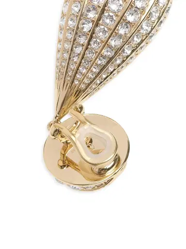 Valentino Garavani Women's Poetiques Des Gouttes Metal and Swarovski Crystal Earrings - Gold Crystal | Thumbnail 4 Valentino Garavani Women's Poetiques Des Gouttes Metal and Swarovski Crystal Earrings - Gold Crystal | Thumbnail 4