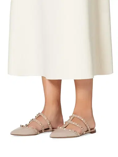 Valentino Garavani Women's Rockstud Patent-Leather Mules | Thumbnail 6 Valentino Garavani Women's Rockstud Patent-Leather Mules | Thumbnail 6