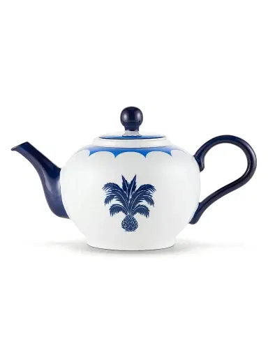 Aquazzura Jaipur Porcelain Teapot - Blue | Thumbnail 1 Aquazzura Jaipur Porcelain Teapot - Blue | Thumbnail 1