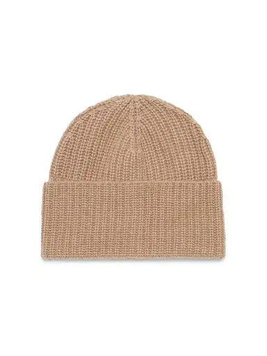 Brunello Cucinelli Men's Cashmere English Rib Beanie - Camel | Thumbnail 1 Brunello Cucinelli Men's Cashmere English Rib Beanie - Camel | Thumbnail 1