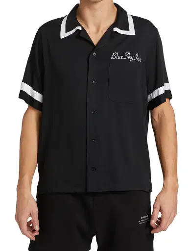 Blue Sky Inn Men's Waiter Short-Sleeve Shirt - Black | Thumbnail 3 Blue Sky Inn Men's Waiter Short-Sleeve Shirt - Black | Thumbnail 3