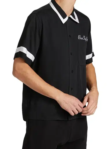 Blue Sky Inn Men's Waiter Short-Sleeve Shirt - Black | Thumbnail 4 Blue Sky Inn Men's Waiter Short-Sleeve Shirt - Black | Thumbnail 4