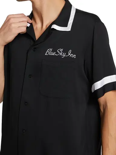 Blue Sky Inn Men's Waiter Short-Sleeve Shirt - Black | Thumbnail 6 Blue Sky Inn Men's Waiter Short-Sleeve Shirt - Black | Thumbnail 6