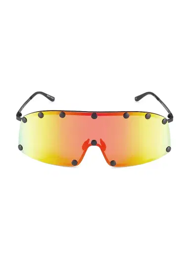 Rick Owens Men's Shield 80MM Rectangular Sunglasses - Black Rainbow | Thumbnail 2 Rick Owens Men's Shield 80MM Rectangular Sunglasses - Black Rainbow | Thumbnail 2