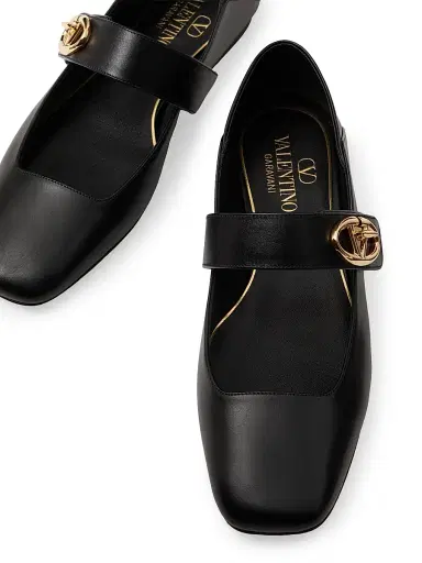 Valentino Garavani Women's VLogo Locker Mary Jane Ballerina Flats - | Thumbnail 6 Valentino Garavani Women's VLogo Locker Mary Jane Ballerina Flats - | Thumbnail 6