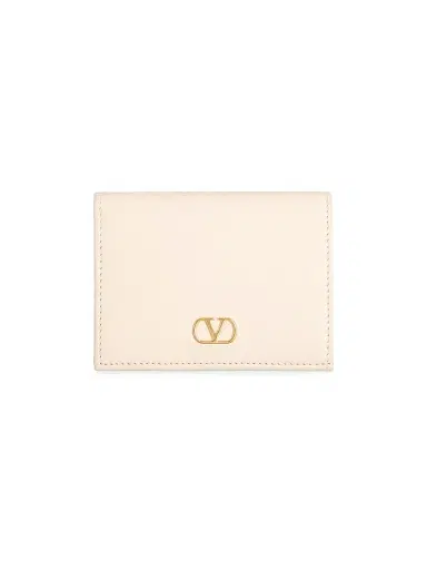 Valentino Garavani Women's VLogo Signature Grainy Calfskin Wallet - Light Ivory | Thumbnail 1 Valentino Garavani Women's VLogo Signature Grainy Calfskin Wallet - Light Ivory | Thumbnail 1