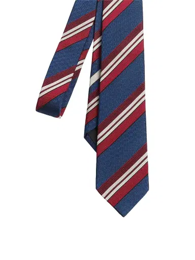 Valentino Garavani Men's Valentie Striped Silk Tie | Thumbnail 2 Valentino Garavani Men's Valentie Striped Silk Tie | Thumbnail 2