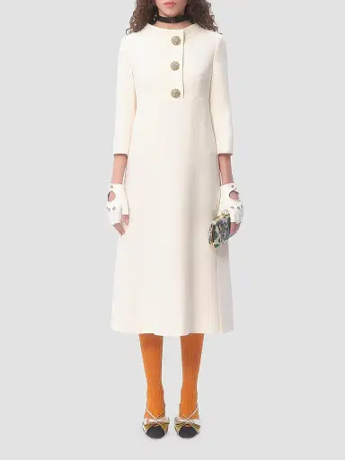 Valentino Women's Crepe Couture Midi Dress | Thumbnail 9 Valentino Women's Crepe Couture Midi Dress | Thumbnail 9