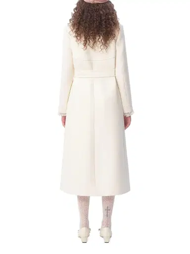 Valentino Garavani Women's Drill Double Coat - Ivory - Size 6 | Thumbnail 5 Valentino Garavani Women's Drill Double Coat - Ivory - Size 6 | Thumbnail 5