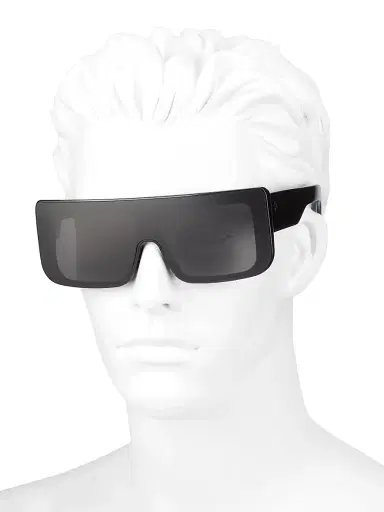 Rick Owens Men's Documenta 60MM Square Sunglasses | Thumbnail 4 Rick Owens Men's Documenta 60MM Square Sunglasses | Thumbnail 4