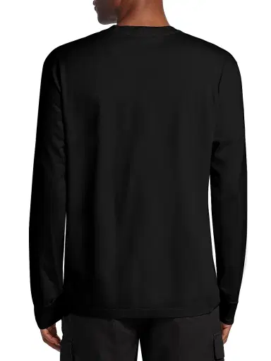 Stone Island Men's Logo Cotton Sweatshirt | Thumbnail 5 Stone Island Men's Logo Cotton Sweatshirt | Thumbnail 5