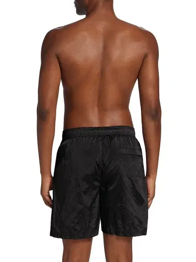 Stone Island Men's Logo Swim Shorts - Black | Thumbnail 4 Stone Island Men's Logo Swim Shorts - Black | Thumbnail 4