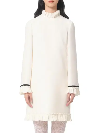 Valentino Garavani Women's Crepe Couture Short Dress - | Thumbnail 2 Valentino Garavani Women's Crepe Couture Short Dress - | Thumbnail 2