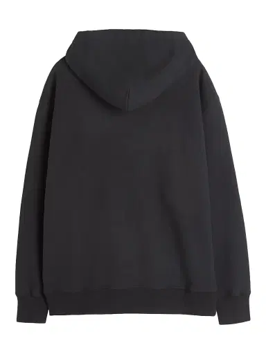 Valentino Garavani Men's Cotton Hooded Sweatshirt with Chez Print - Black | Thumbnail 2 Valentino Garavani Men's Cotton Hooded Sweatshirt with Chez Print - Black | Thumbnail 2