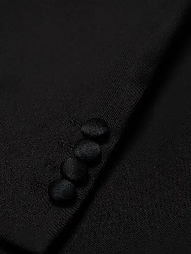 Emporio Armani Men's Peak Lapel Single-Button Suit - Black | Thumbnail 7 Emporio Armani Men's Peak Lapel Single-Button Suit - Black | Thumbnail 7