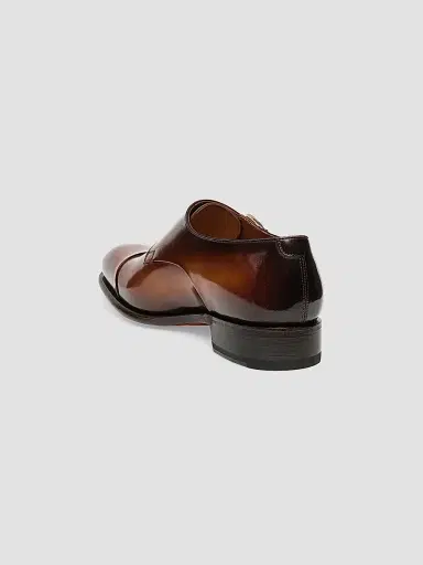 Santoni Men's Ira Double Monk Strap Leather Dress Shoes | Thumbnail 3 Santoni Men's Ira Double Monk Strap Leather Dress Shoes | Thumbnail 3