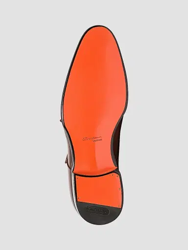 Santoni Men's Ira Double Monk Strap Leather Dress Shoes | Thumbnail 6 Santoni Men's Ira Double Monk Strap Leather Dress Shoes | Thumbnail 6