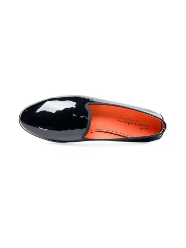 Santoni Men's Andrea Patent Leather Formal Loafers - Black | Thumbnail 5 Santoni Men's Andrea Patent Leather Formal Loafers - Black | Thumbnail 5