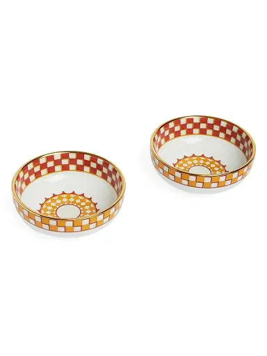 La DoubleJ Snack Bowl Set of 2 - Apollo Orange | Thumbnail 1 La DoubleJ Snack Bowl Set of 2 - Apollo Orange | Thumbnail 1