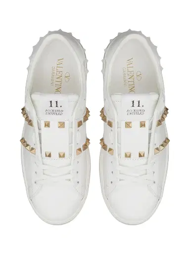 Valentino Garavani Women's Untitled Open Sneakers - White | Thumbnail 4 Valentino Garavani Women's Untitled Open Sneakers - White | Thumbnail 4