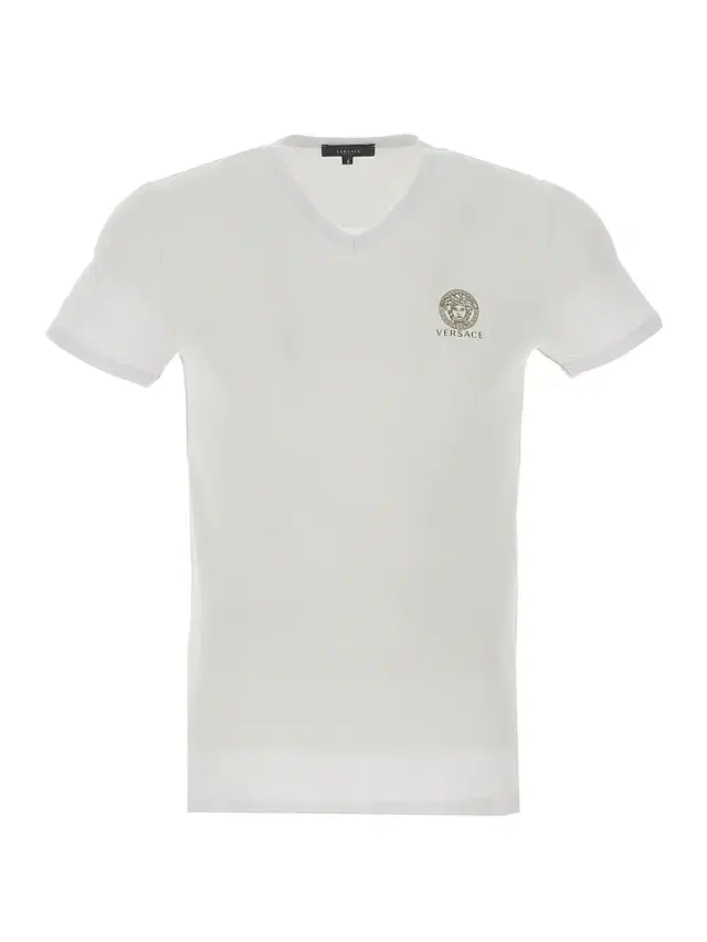 Men's V-Neck Logo T-Shirt - White Men's V-Neck Logo T-Shirt - White