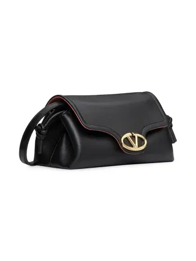 Valentino Garavani Women's VLogo 1960 Nappa Leather Mini Bag - Black | Thumbnail 2 Valentino Garavani Women's VLogo 1960 Nappa Leather Mini Bag - Black | Thumbnail 2