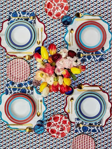 La DoubleJ Soup Plates Set of 2 - Rainbow Azzurro | Thumbnail 4 La DoubleJ Soup Plates Set of 2 - Rainbow Azzurro | Thumbnail 4