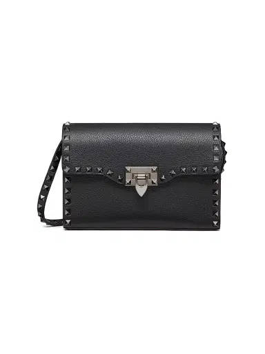 Valentino Garavani Women's Small Rockstud Grainy Calfskin Crossbody Bag | Thumbnail 1 Valentino Garavani Women's Small Rockstud Grainy Calfskin Crossbody Bag | Thumbnail 1
