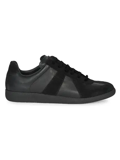 Maison Margiela Men's Replica Leather & Suede Low-Top Sneakers | Thumbnail 1 Maison Margiela Men's Replica Leather & Suede Low-Top Sneakers | Thumbnail 1