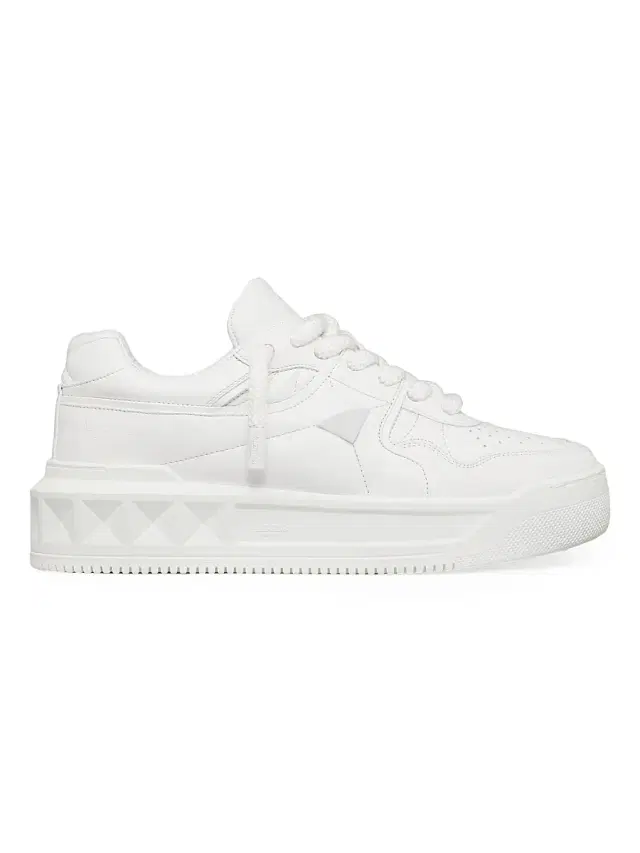 Men's One Stud XL Nappa Leather Low Top Sneakers - White Men's One Stud XL Nappa Leather Low Top Sneakers - White