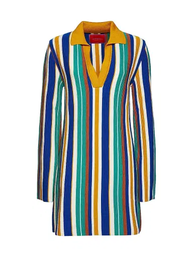 La DoubleJ Women's Bay Polo Dress - Multicolor Verde Green | Thumbnail 1 La DoubleJ Women's Bay Polo Dress - Multicolor Verde Green | Thumbnail 1