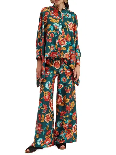 La DoubleJ Women's Foulard Shirt - Hottie Emerald | Thumbnail 3 La DoubleJ Women's Foulard Shirt - Hottie Emerald | Thumbnail 3
